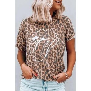 Leopard tee